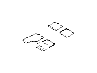 Ford 9C3Z-2613300-BA Kit - Floor Contour Mat 9C3Z-2613300-BA Ford Kit - Floor Contour Mat Illustration 1 of 1