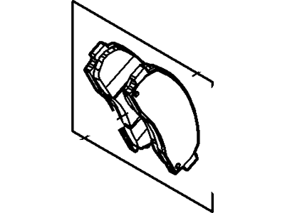 3L2Z-2001-AA Ford Kit - Brake Shoe Illustration 1 of 1