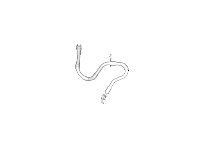 Ford D2BZ-2078-A Hose Assembly - Brake, Passenger Side D2BZ-2078-A Ford Hose Assembly - Brake, Passenger Side Illustration 1 of 1