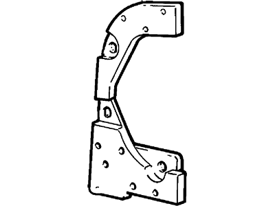 YS4Z-5426489-AA Ford Spacer - Wedge, Driver Side Illustration 1 of 1
