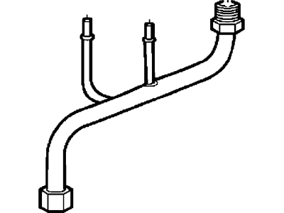 Ford 2F1Z-9D477-BA Tube - EGR Valve To Exhaust Manifold