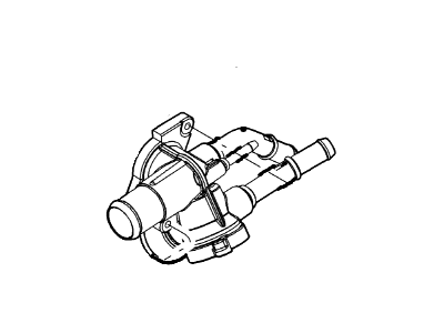 Ford 8M8Z-8A586-D Connection - Water Outlet 8M8Z-8A586-D Ford Connection - Water Outlet Illustration 1 of 1