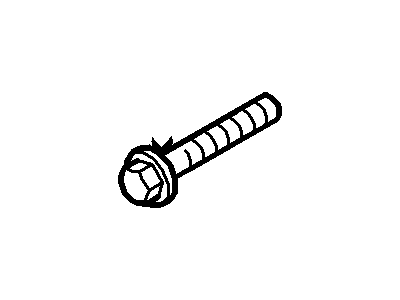 -N806177-S2 Ford Bolt - Hexagon Head - Flanged Illustration 1 of 1