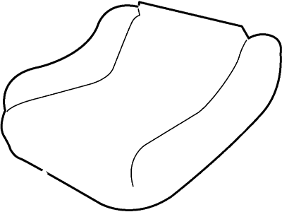 Mercury Cougar Seat Cushion - 1S8Z6363841AA
