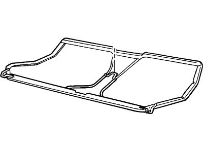 Mercury F8RZ6363160AA Frame & Spring - Rear Seat