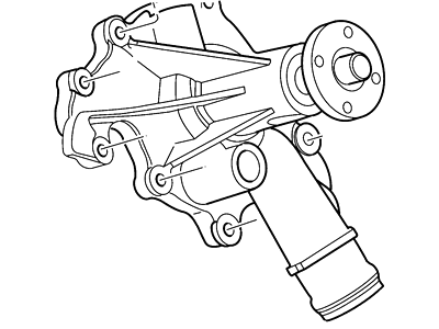 Ford 3L3Z-8501-DB Pump Assembly - Water 3L3Z-8501-DB Ford Pump Assembly - Water Illustration 1 of 1