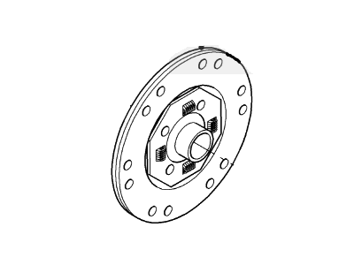 Ford 3S4Z-7550-EA Disc Assembly - Clutch
