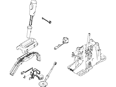 Ford 7L2Z-7210-BA Lever - Gear Shift 7L2Z-7210-BA Ford Lever - Gear Shift Illustration 1 of 1