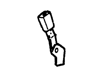 F75Z-7860044-GGG Ford Buckle Assembly - Seat Belt, Passenger Side Illustration 1 of 1