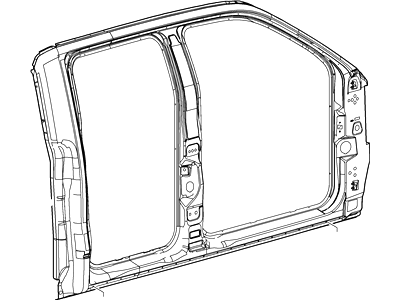 9L3Z-16211A10-A Ford Frame - Door, Passenger Side Illustration 1 of 1