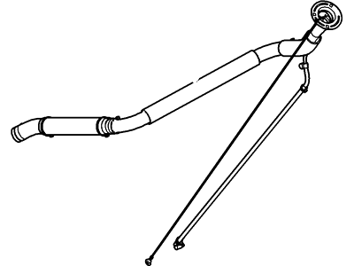 Ford 4C3Z-9034-A Pipe - Fuel Filler 4C3Z-9034-A Ford Pipe - Fuel Filler Illustration 1 of 1