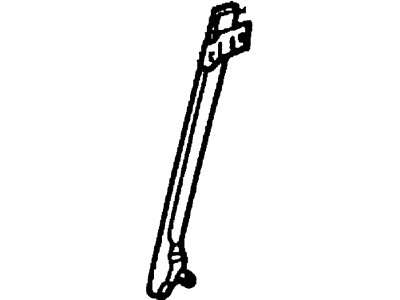 Ford F8CZ6323288BA Door Glass Retainer, Passenger Side F8CZ6323288BA Ford Door Glass Retainer, Passenger Side Illustration 1 of 1