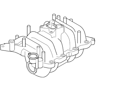 Ford 1W7Z-9424-AB Intake Manifold 1W7Z-9424-AB Ford Intake Manifold Illustration 1 of 1