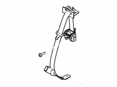 Ford 9L3Z-16611B64-BA Seat Belt Assy