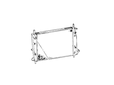 Mercury Radiator - YS2Z-8005-DA