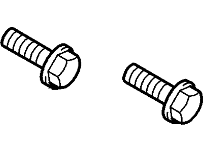 Ford -E804593-S437 Bolt - Hexagon Head -E804593-S437 Ford Bolt - Hexagon Head Illustration 1 of 1
