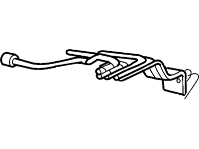 Ford F75Z-9J338-EA Tube F75Z-9J338-EA Ford Tube Illustration 1 of 1