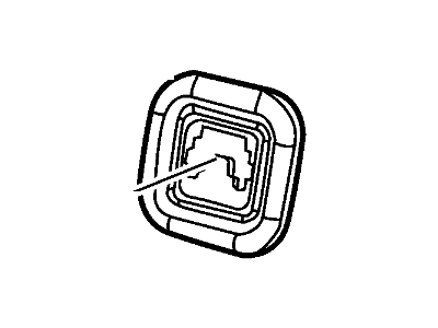 Ford XL1Z78624A08AAA Bezel XL1Z78624A08AAA Ford Bezel Illustration 1 of 1