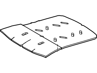 Ford DL3Z-25632A22-A Pad - Seat Cushion DL3Z-25632A22-A Ford Pad - Seat Cushion Illustration 1 of 1