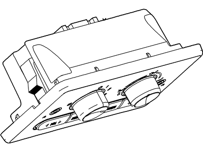 Mercury 6F2Z-18C858-AA Panel Assembly - Control