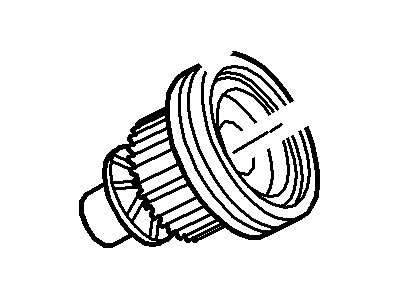 Mercury 3L2Z-6B321-AA Pulley - Crankshaft
