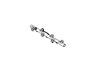 AA5Z-9D280-A Ford Manifold Assembly - Fuel Supply, Passenger Side Illustration 1 of 1