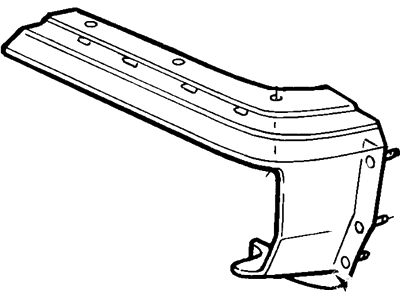 Lincoln E45Y17779B Deflector - Front Bumper