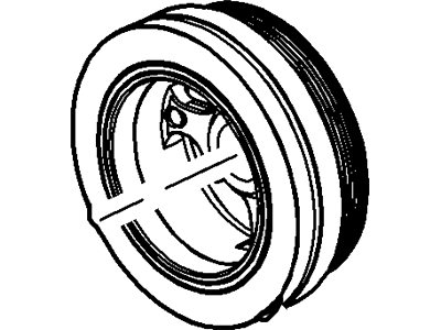 Ford BU7Z-6312-A Pulley - Crankshaft BU7Z-6312-A Ford Pulley - Crankshaft Illustration 1 of 1