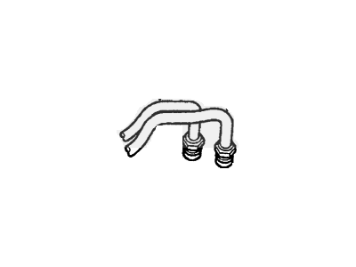Ford F8AZ-3691-BA Power Steering Hose F8AZ-3691-BA Ford Power Steering Hose Illustration 1 of 1