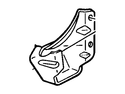Lincoln E45Y6038C Insulation Assembly - Engine Front Support
