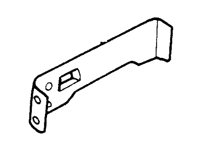 Mercury F6XZ1262768AAA Cover - Front Seat Track Support