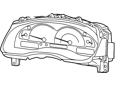 Ford 4W6Z-10849-DA Instrument Cluster