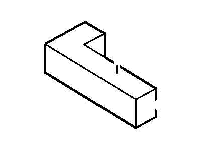 Ford 8A8Z-1532284-C Insulator 8A8Z-1532284-C Ford Insulator Illustration 1 of 1