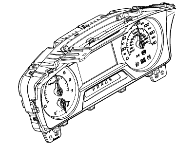 Ford DA8Z-10849-DA Instrument Cluster
