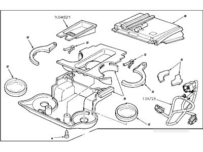 Lincoln F5AZ5404810AAH Receptacle & Housing Assembly