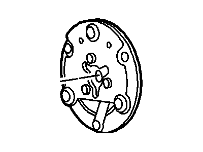 Ford 6L2Z-19D786-A Disc Assembly - Clutch 6L2Z-19D786-A Ford Disc Assembly - Clutch Illustration 1 of 1