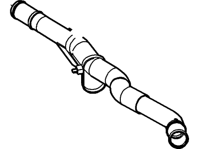 Ford YL8Z-6N746-AA Hose Assembly YL8Z-6N746-AA Ford Hose Assembly Illustration 1 of 1