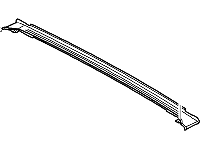 F75Z-7854022-AA Ford Trough - Luggage Compartment Drain Illustration 1 of 1