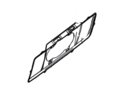 Ford 5G7Z-17232-AAC Grille - Bumper, Center Upper 5G7Z-17232-AAC Ford Grille - Bumper, Center Upper Illustration 1 of 1