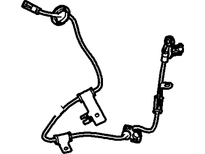 Ford 5L8Z-2C190-AA Sensor Assembly, Passenger Side 5L8Z-2C190-AA Ford Sensor Assembly, Passenger Side Illustration 1 of 1