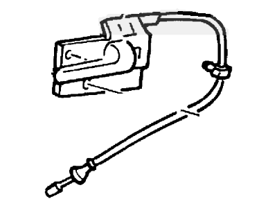 Ford XF2Z-1626680-AA Handle, Inside, Passenger Side XF2Z-1626680-AA Ford Handle, Inside, Passenger Side Illustration 1 of 1