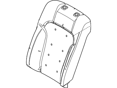 Lincoln DE9Z-7464811-C Pad - Seat Back