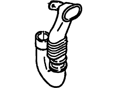 Mercury F1CZ9A624A Tube - Air Cleaner Intake