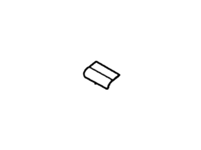 Ford 3C2Z-16601B27-BAA Cover - Seat Belt Opening, Driver Side 3C2Z-16601B27-BAA Ford Cover - Seat Belt Opening, Driver Side Illustration 1 of 1