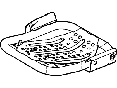 CC3Z-2663160-A Ford Frame And Spring - Rear Seat Cushion Illustration 1 of 1