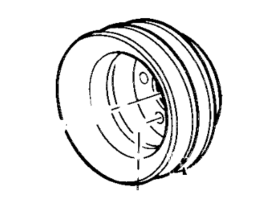 Mercury D9ZZ-6A312-A Pulley - Crankshaft