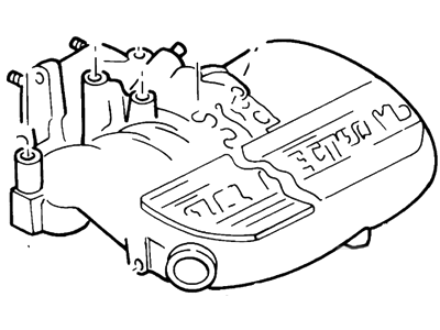 Lincoln Continental Intake Manifold - F58Z9424A
