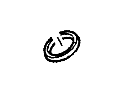 YF1Z-6C527-AA Ford Gasket - Spark Plug Aperture Illustration 1 of 1