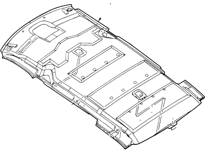 Mercury XF5Z-1251944-BAA Panel - Roof Trim