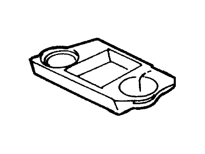 FOVY5404824A Ford Ashtray Door Illustration 1 of 1